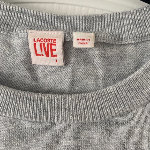 100% Cotton Lacoste Sweater Size Large - Picture 2 of 7